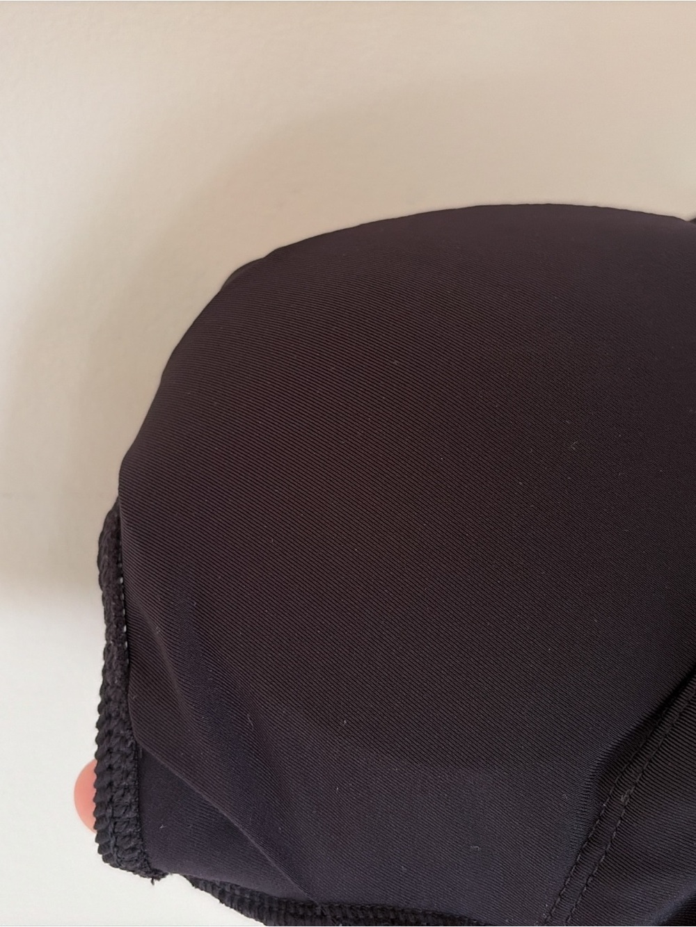 Aerie Black Ribbed Henley Scoop Back One Piece Swimsuit - Picture 5 of 6